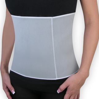 SLIMMING BELT břišní pás na hubnutí 130 x 24 cm šedý